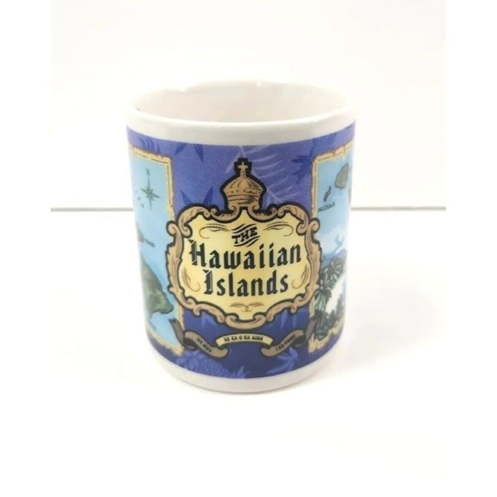Hawaiian Islands Hawaii Ceramic Coffee Mug Blue Ocean Paradise 12oz